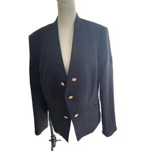Calvin Klein Women Black Blazer Size 16